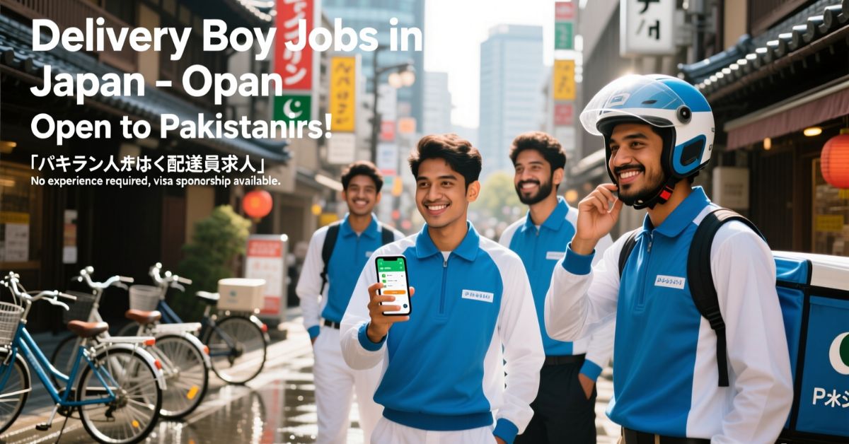 Delivery Boy Jobs in Japan For pakistanies